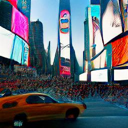 generated: Times Square during the day #6